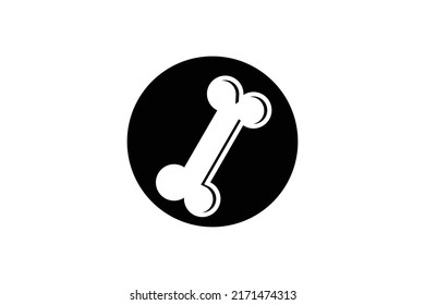 Dog bone sign icon. Pets food symbol