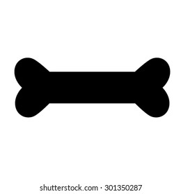 Dog bone sign icon. Pets food symbol. Vector EPS 10 illustration.