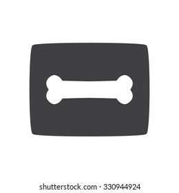 Dog bone sign icon. Pets food symbol