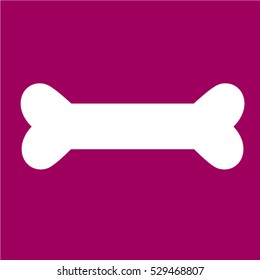 Dog bone sign icon. Pets food symbol. Vector EPS 10 illustration.