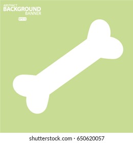 Dog bone sign icon. Pets food symbol. Vector EPS 10 illustration.