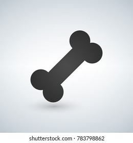 Dog bone sign icon. Pets food symbol. Vector