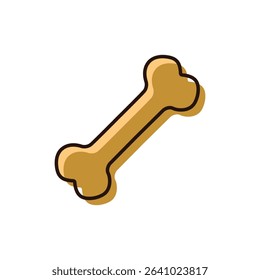 Dog Bone Silhouette Icon Design	