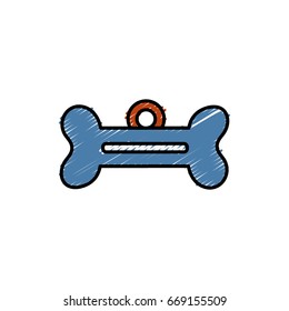 Dog Bone Tag Icon