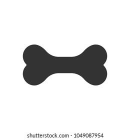 Dog bone toy icon. Vector illustration. Business concept animal bone pictogram.