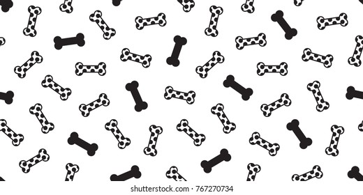 dog bone vector french bulldog polka dot doodle puppy seamless pattern wallpaper background