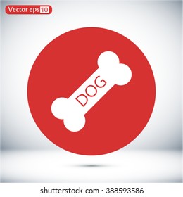 dog bone vector icon