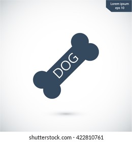 dog bone vector icon