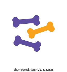 Dog bone vector icon. Pet animal sign. Graph symbol for pet and veterinary web site and apps design, logo, app, UI