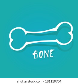 Dog Bone. Vector Illustration