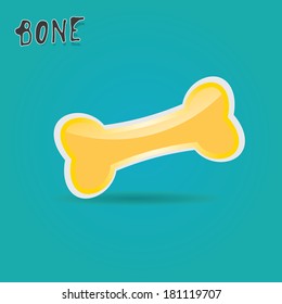 Dog Bone. Vector Illustration