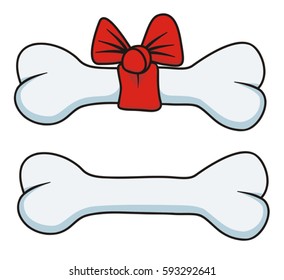 Dog bone vector illustration