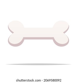 Dog bone vector isolated illustration