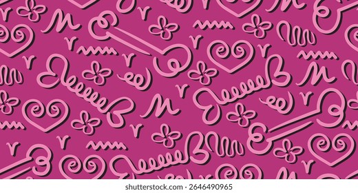 Dog Bone vector dog paw doodle Seamless pattern. Packaging paper design, pet food accessories package.
