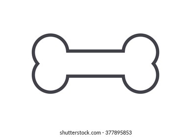 Dog Bone,line Icon