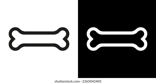 Dog bones icon. Puppy eat vector icon. Pet care concept.