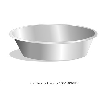 Dog Bowl Shining Vector Image