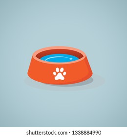 Dog Bowl Vector Art & Graphics