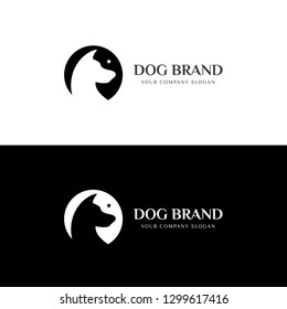 Dog Brand Logo , illustration And Vector