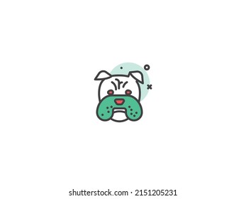 Dog Breed flat icon premium vector. modern and professional. creative symbol. regular use icon. ecommerce design for business .eps
