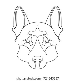 66 Long haired german shepherd Stock Illustrations, Images & Vectors ...