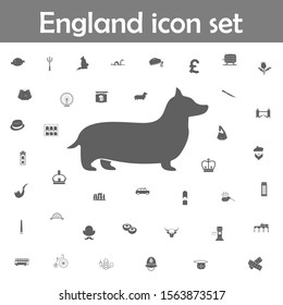 Dog breed icon. England icons universal set for web and mobile