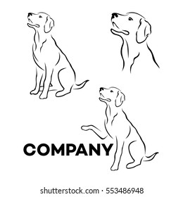 Dog Breed Labrador Logo