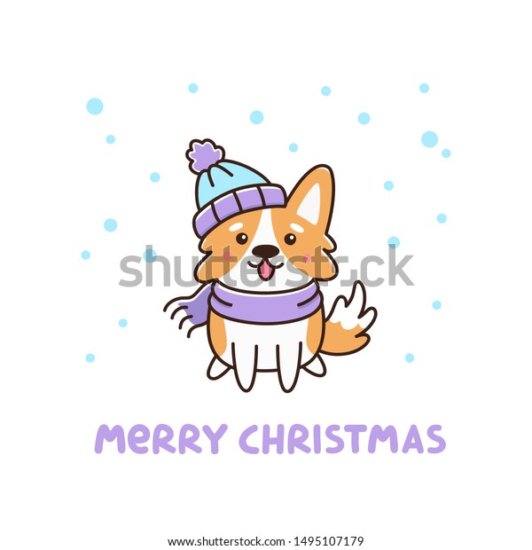 corgi in hat