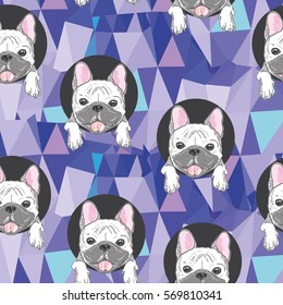 dog bulldog, bulldog vector illustration