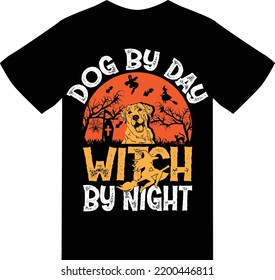 Dog by day Halloween t shirt