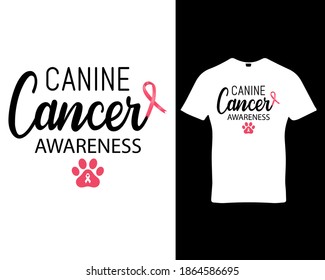 Dog cancer survivor quote custom graphic typography t-shirt design template vector.Premium quality logo concept illustration.