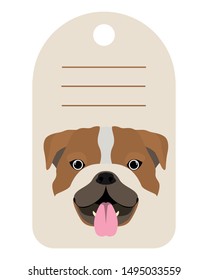 dog card with space to write