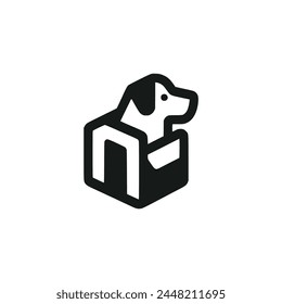 dog care health logo vector illustration template design