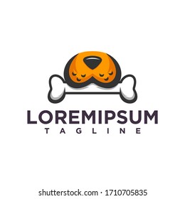 dog care logo design illustration