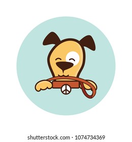 Dog Care pet paw logo