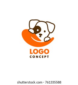 Dog CareLogo Design Template.