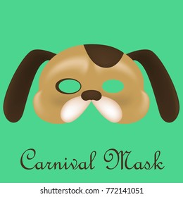 Dog carnival mask