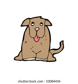caricatura de perro