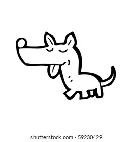 caricatura de perro