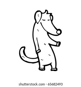 caricatura de perro