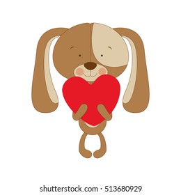 dog cartoon character icon image 
