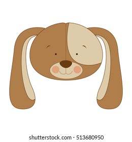 dog cartoon character icon image 