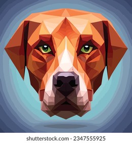 Dibujo de dibujos animados de perros de color bajo polilla