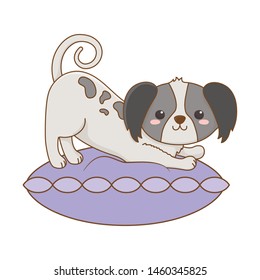 Dog cartoon design vector