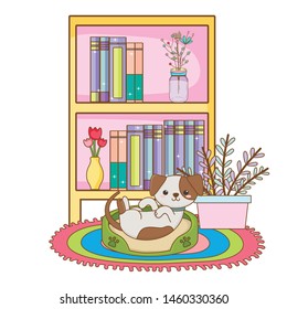 Dog cartoon design vector illustrator
