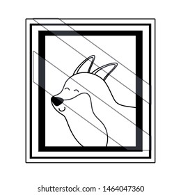Dog cartoon design vector illustrator