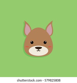 Dog Cartoon face
