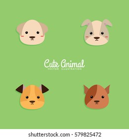 Dog Cartoon faces