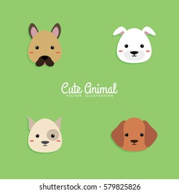 Dog Cartoon faces
