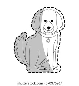 dog cartoon icon